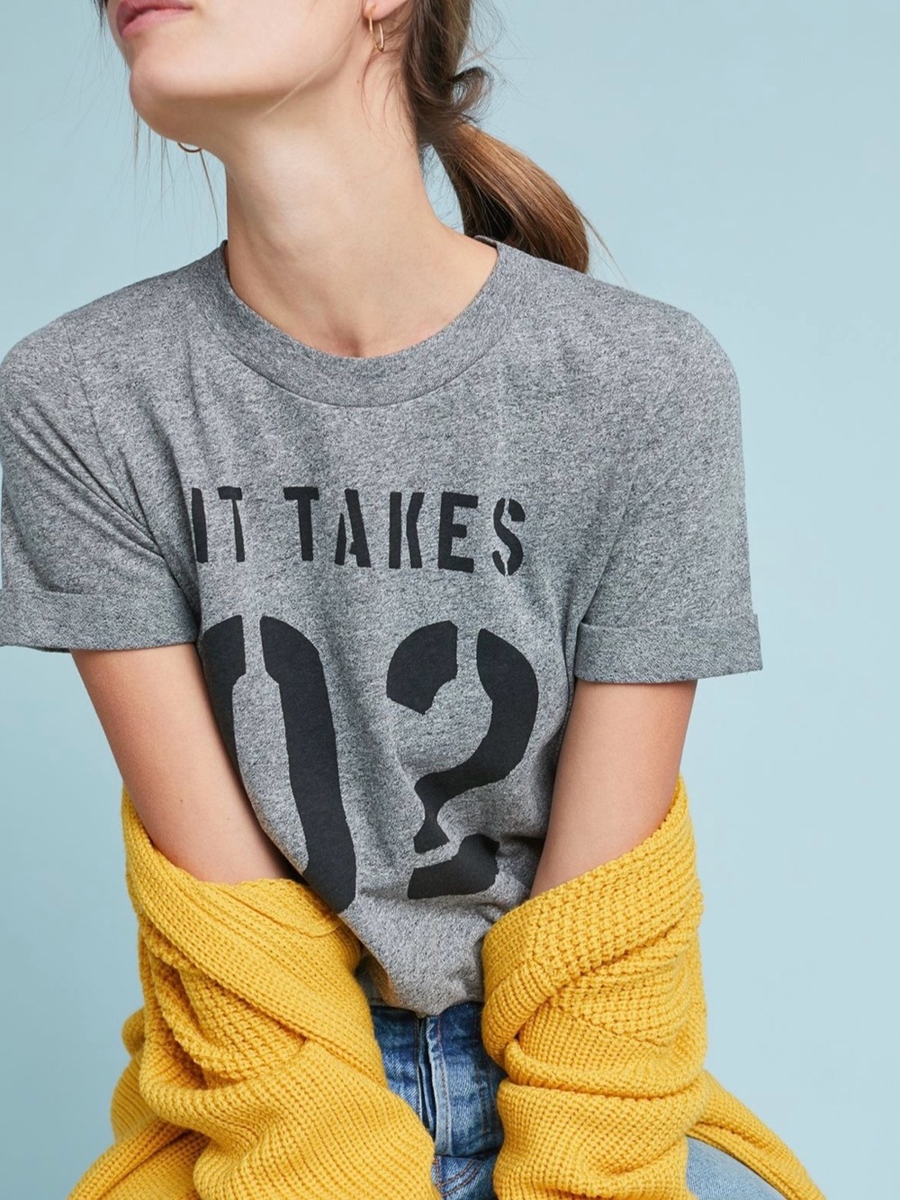 Sol Angeles (Anthropologie) It Takes Two Graphic Tee